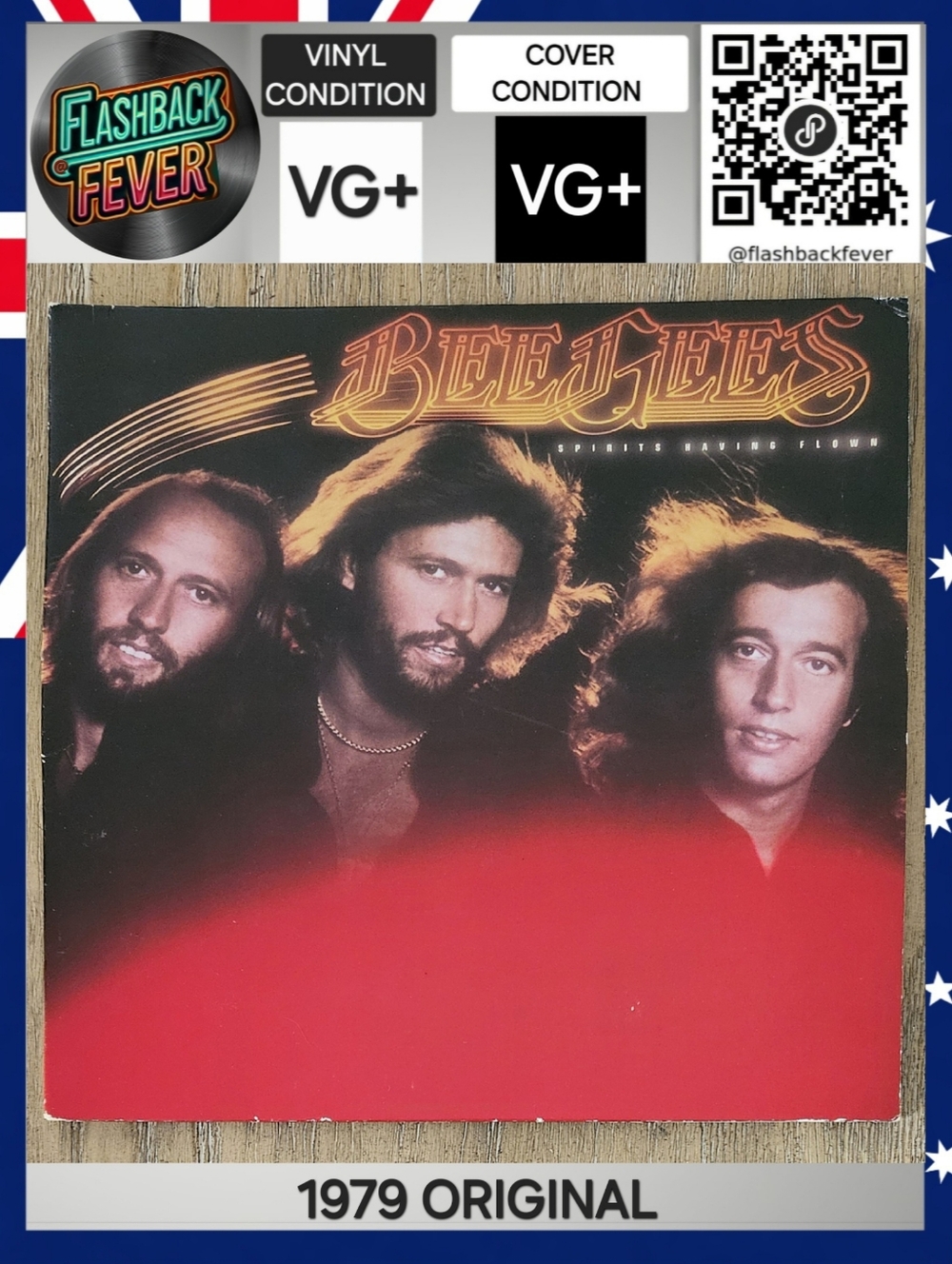 BEE GEES•Spirits Having Flown•1979 US (#RS-1-3041) Pitman Pressing